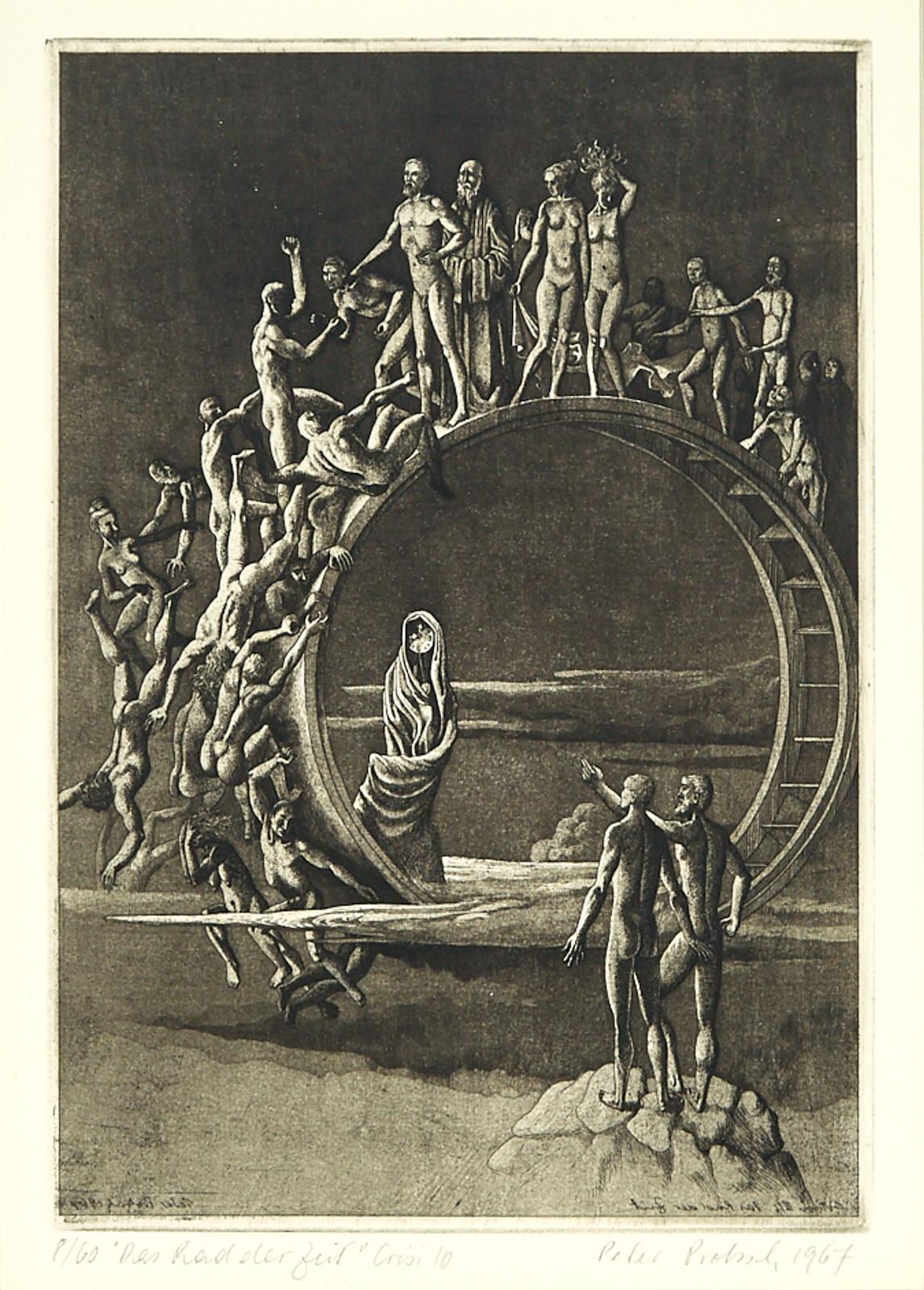 Peter Proksch (1935-2012) - Das Rad Der Zeit (Turn Back The Wheel Of Time), Plate 10 From The 
