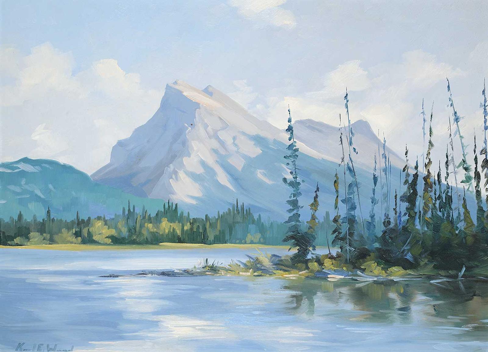 Karl E. Wood (1944-1990) - Vermillion Lk. and Mt. Rundle