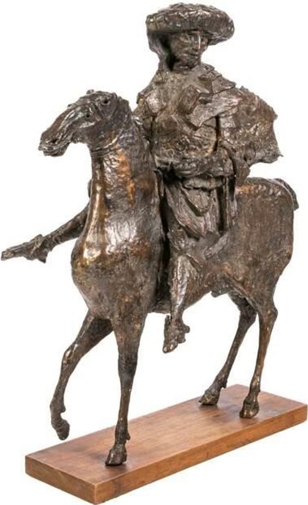 Luciano Minguzzi (1911-2004) - Cavallo can cavalliere