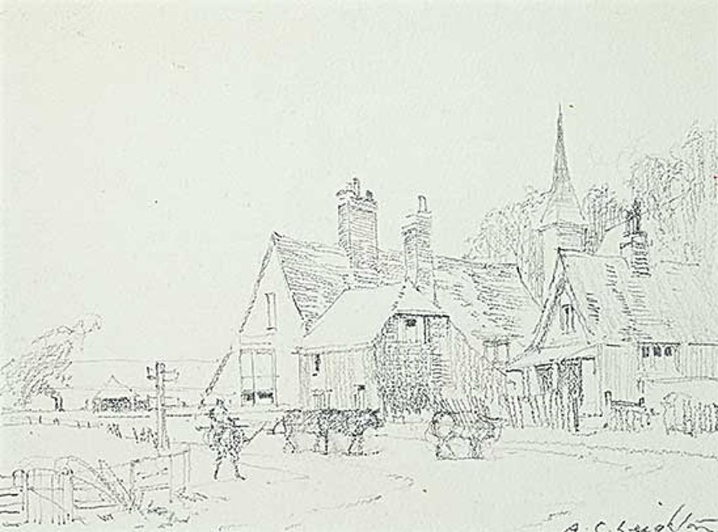 Alfred Crocker Leighton (1901-1965) - Untitled - English Village