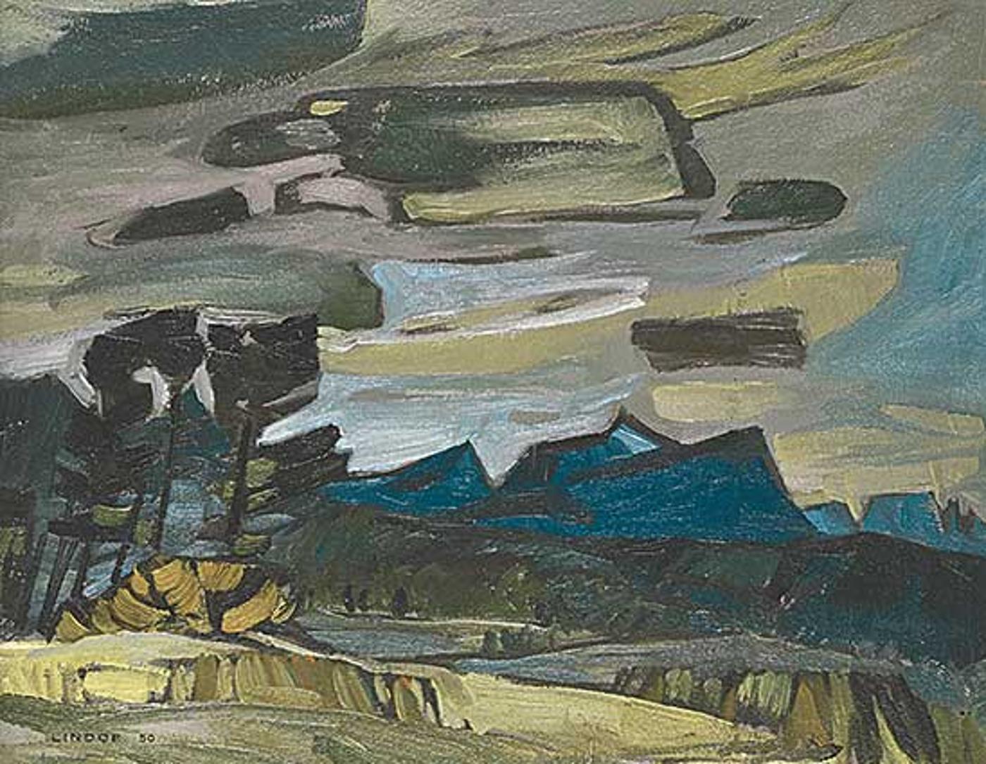 Luke Orton Lindoe (1913-1998) - Foothills, Evening