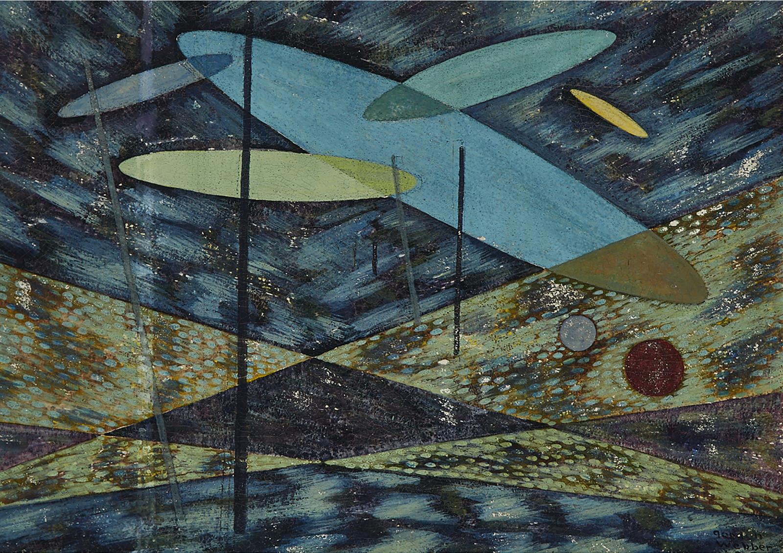 Gordon Mckinley Webber (1909-1965) - Abstract Composition #13, 1953