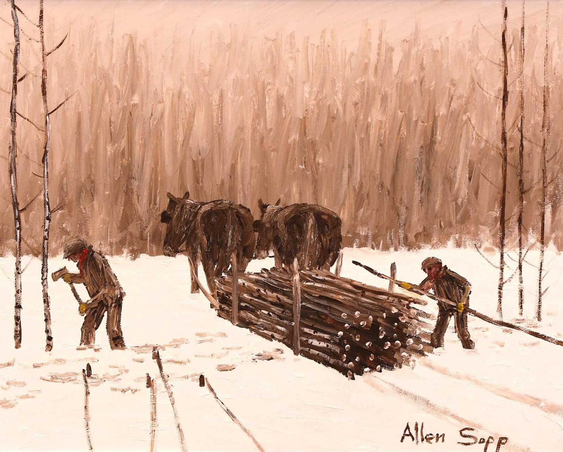 Allen Fredrick Sapp (1929-2015) - Gathering Wood