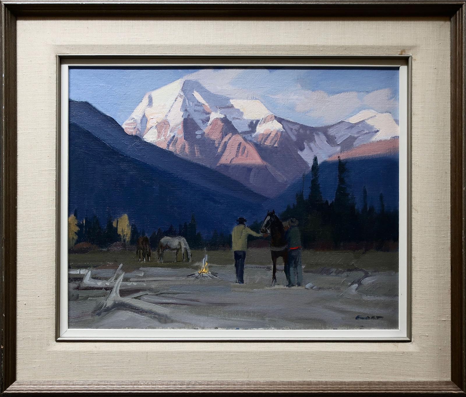 Peter Maxwell Ewart (1918-2001) - Evening Light (Mt. Robson)