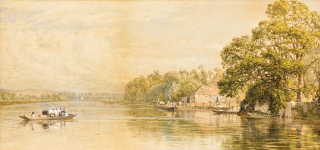 Walter Field (1837-1901) - The River Barge