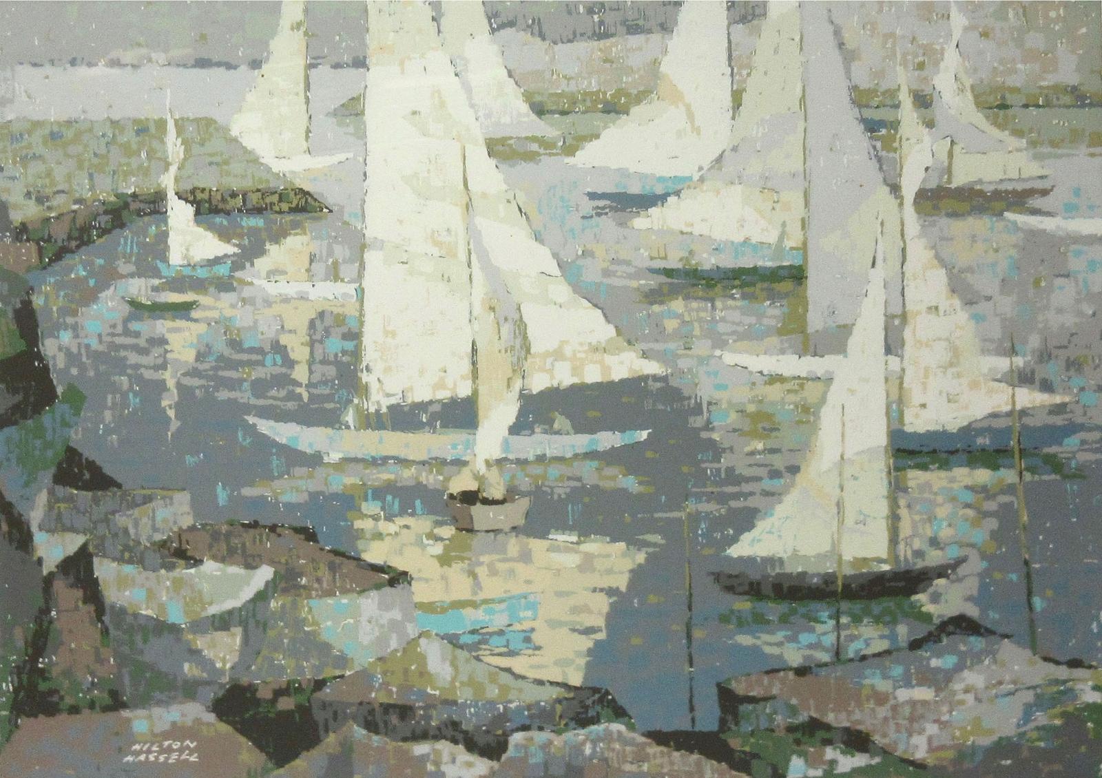 Hilton MacDonald Hassell (1910-1980) - Descending Sails