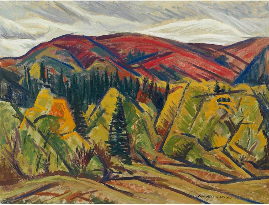 Ernest Conyers Barker (1909-2004) - Autumn Landscape