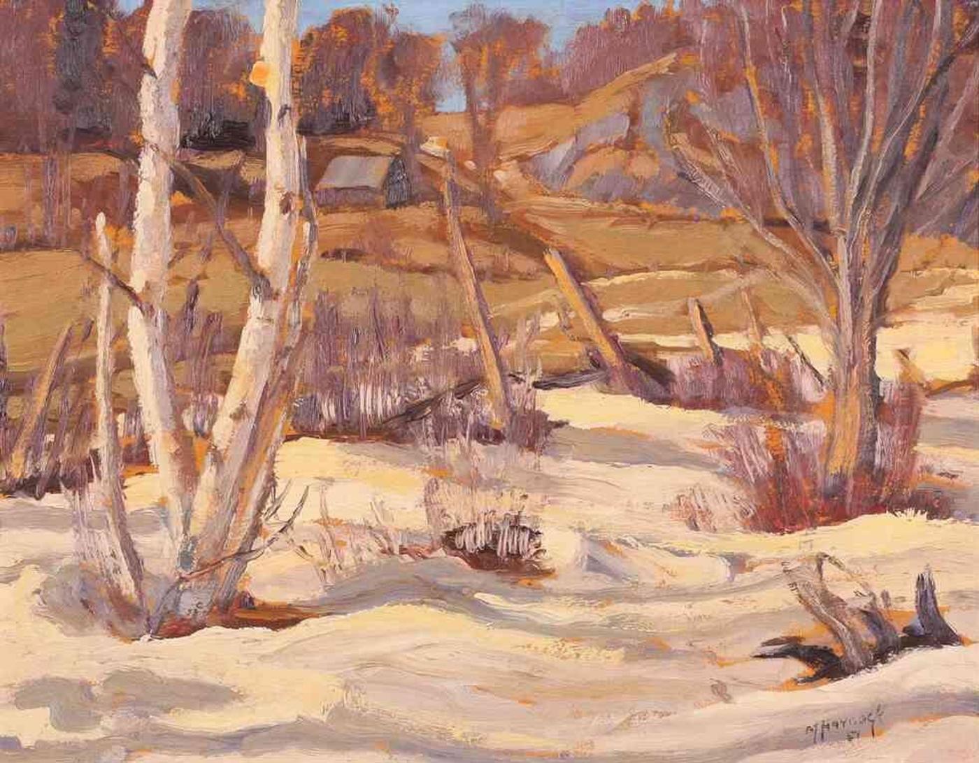 Maurice Hall Haycock (1900-1988) - Spring Thaw; 1951