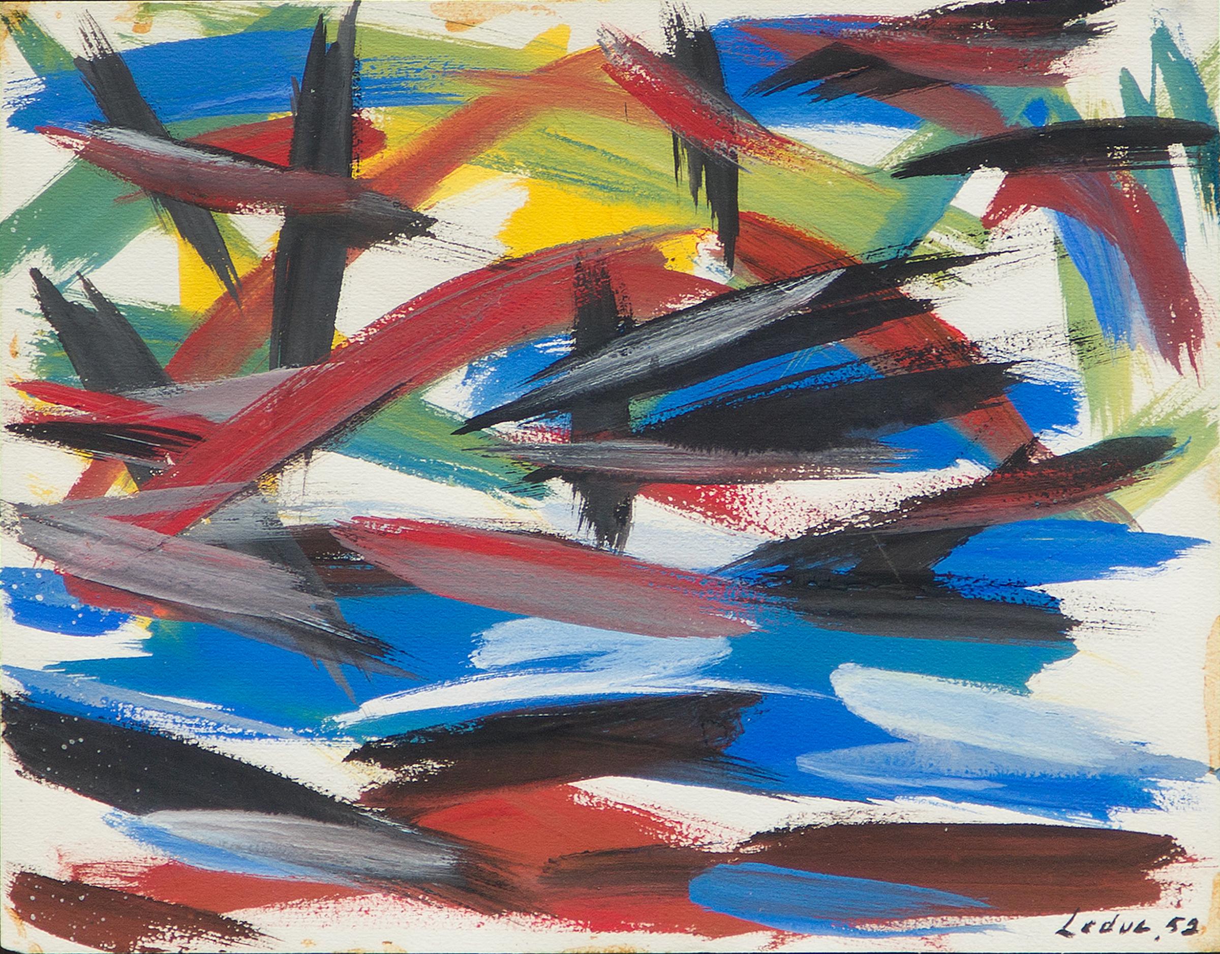 Fernand Leduc (1916-2014) - Sans titre / Untitled, 1952