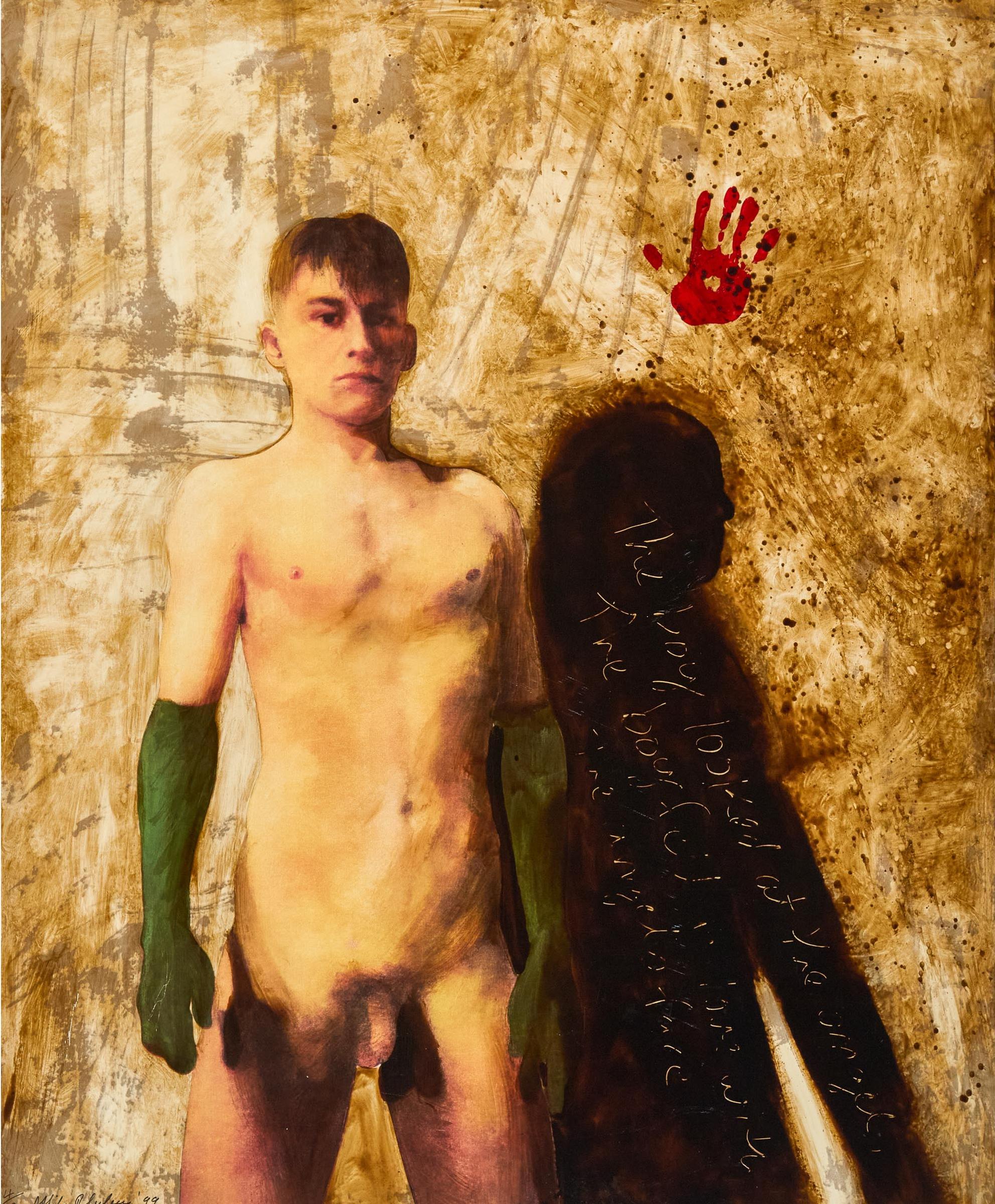 Attila Richard Lukács - Boy With Green Arms, 1998