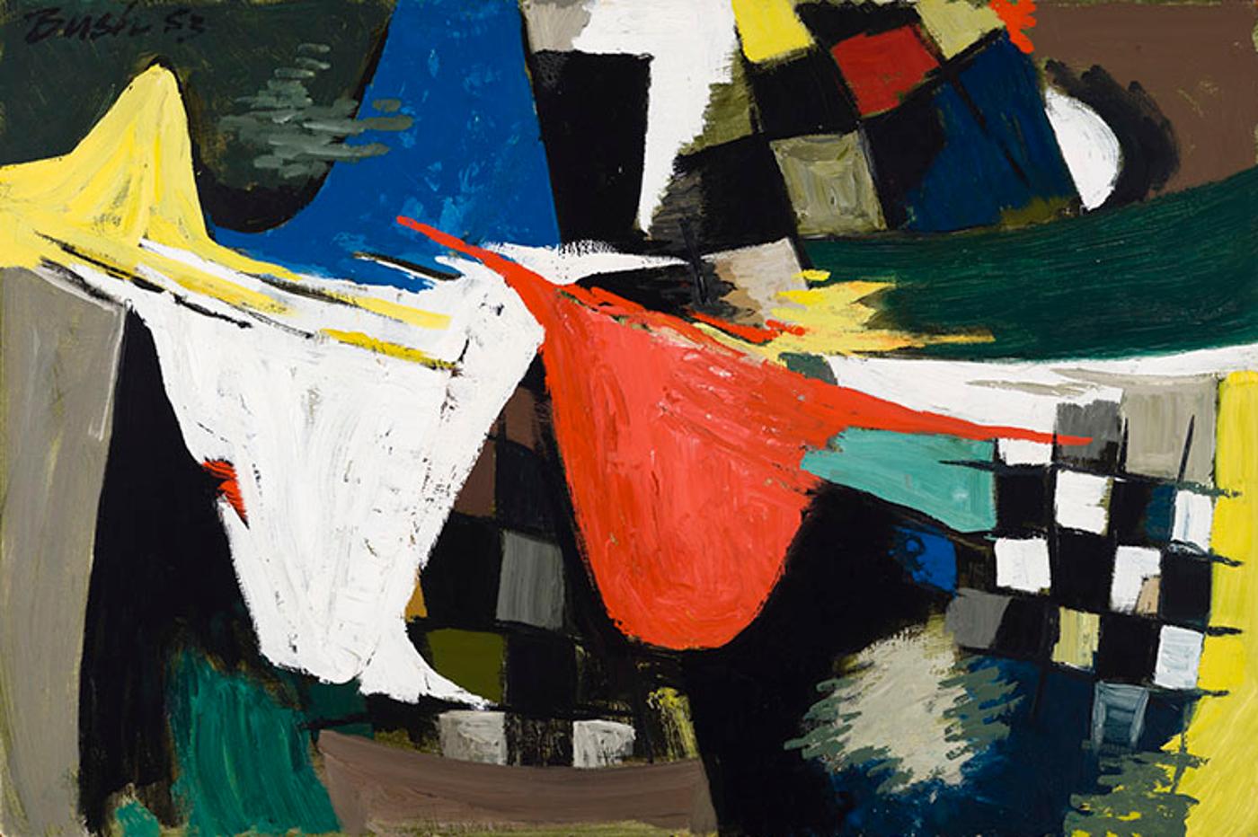 Jack Hamilton Bush (1909-1977) - Painting, 1953