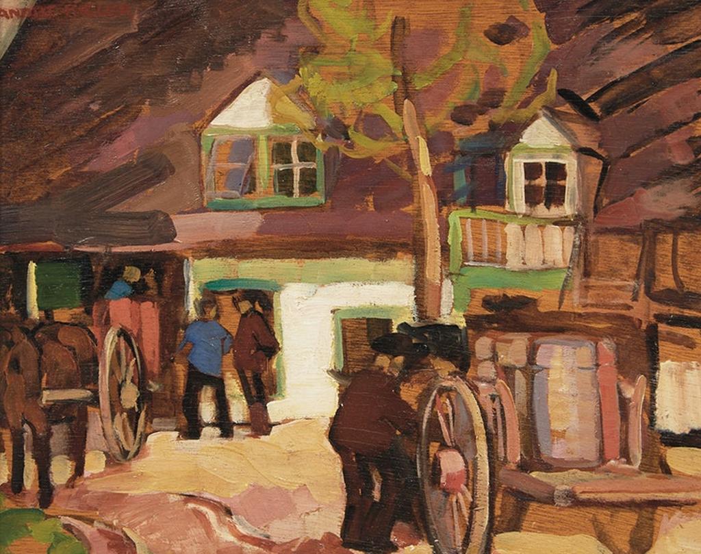 André Charles Biéler (1896-1989) - La laiterie, Île d'Orléans