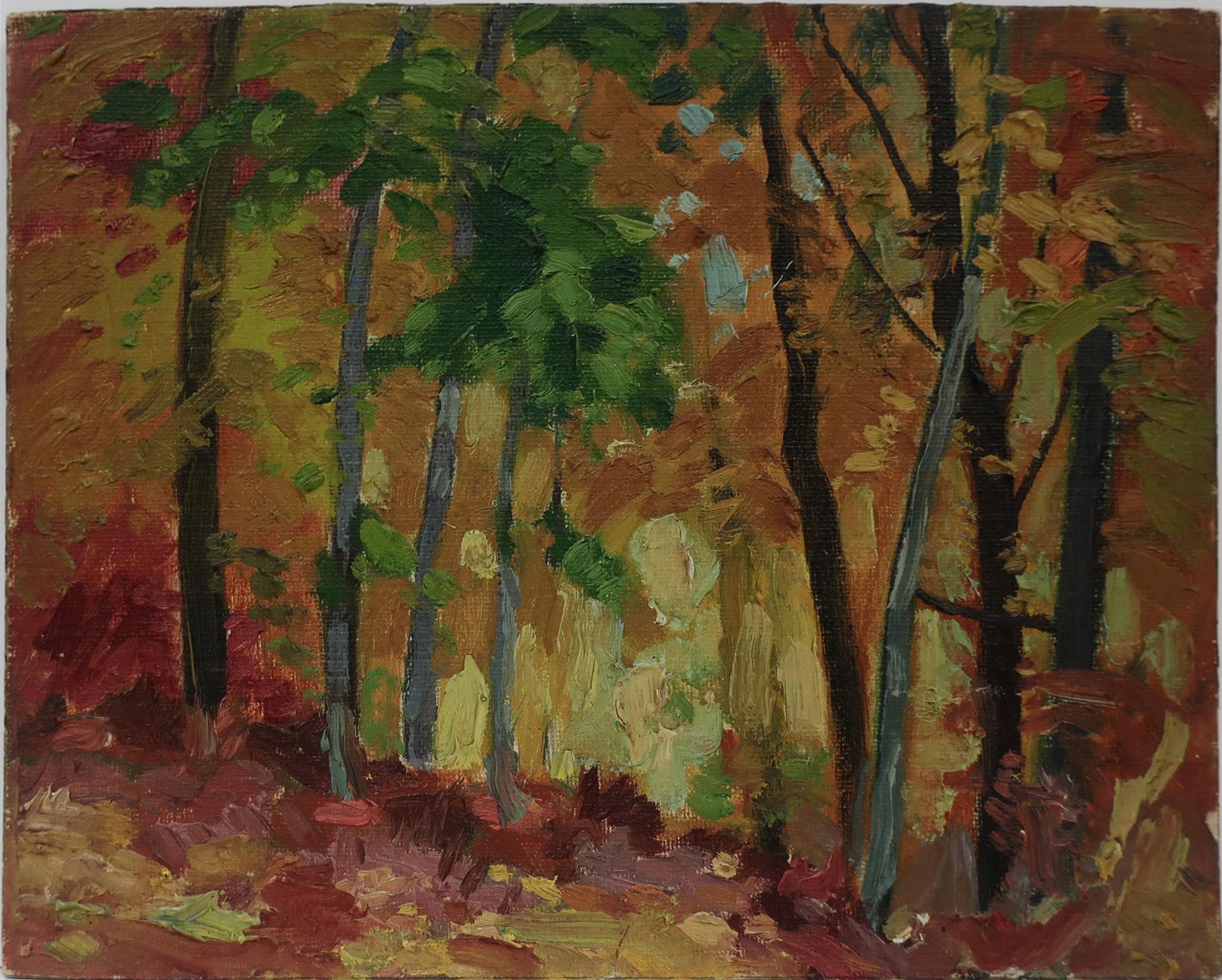 George Henry Griffin (1898-1974) - Untitled (Autumn Woodland Study)