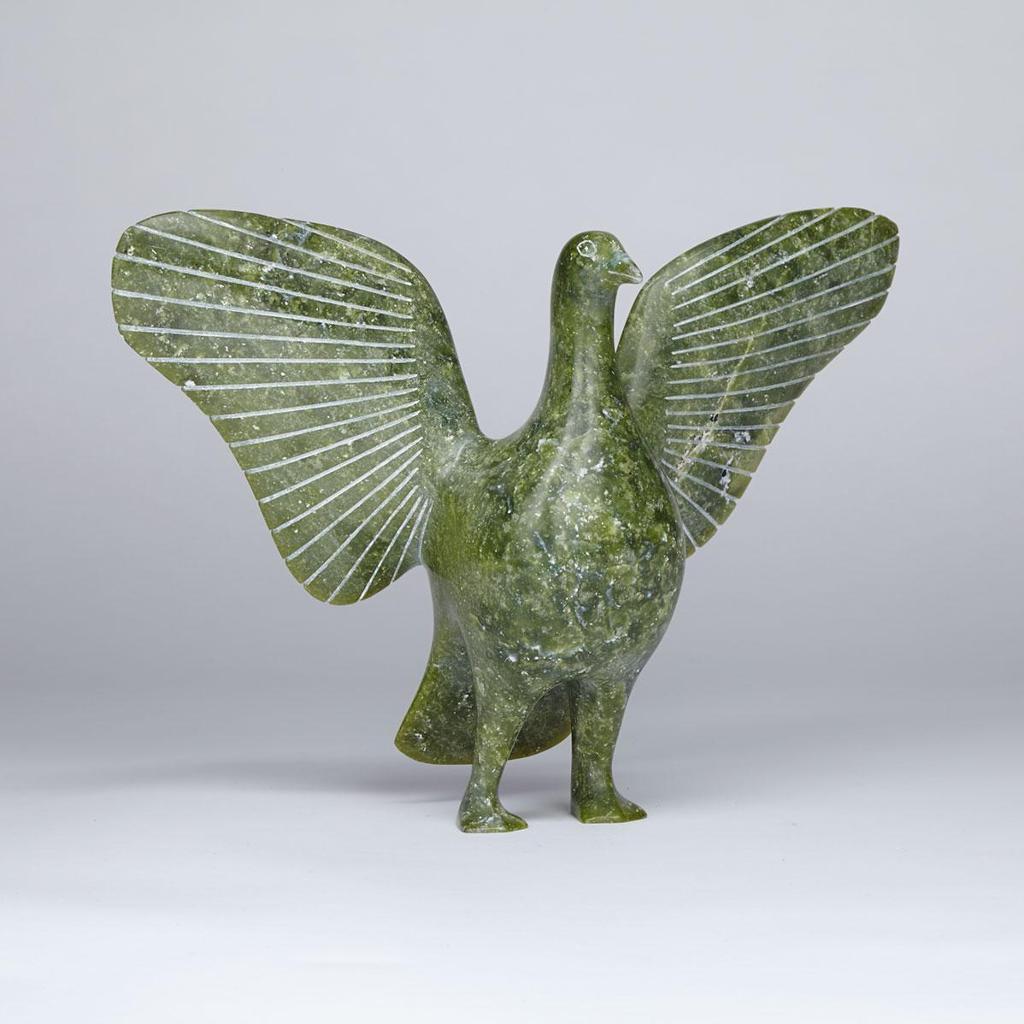 Abraham Etungat (1911-1999) - Bird With Spread Wings