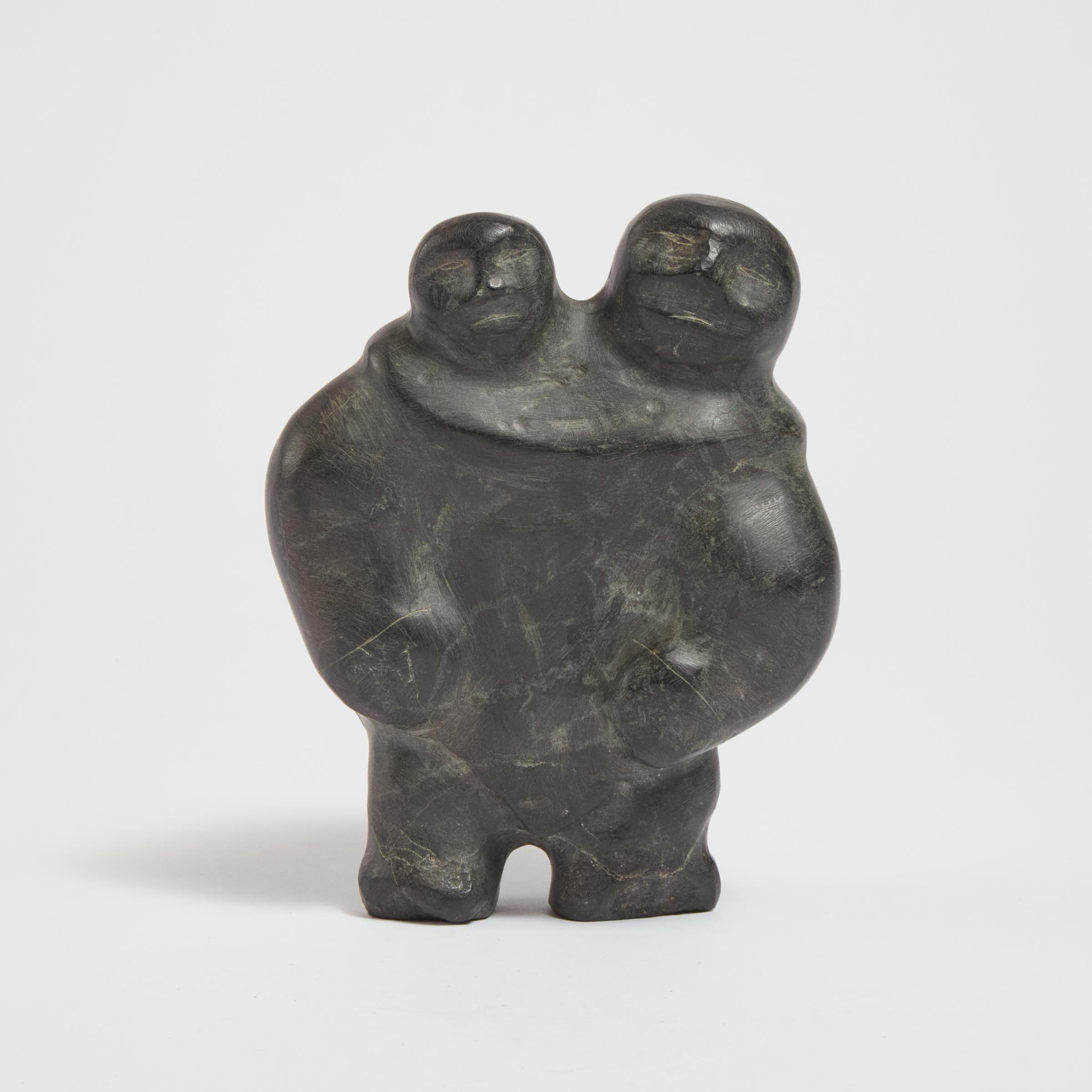 Barnabus Arnasungaaq (1924-2017) - Mother With Child In Amauti
