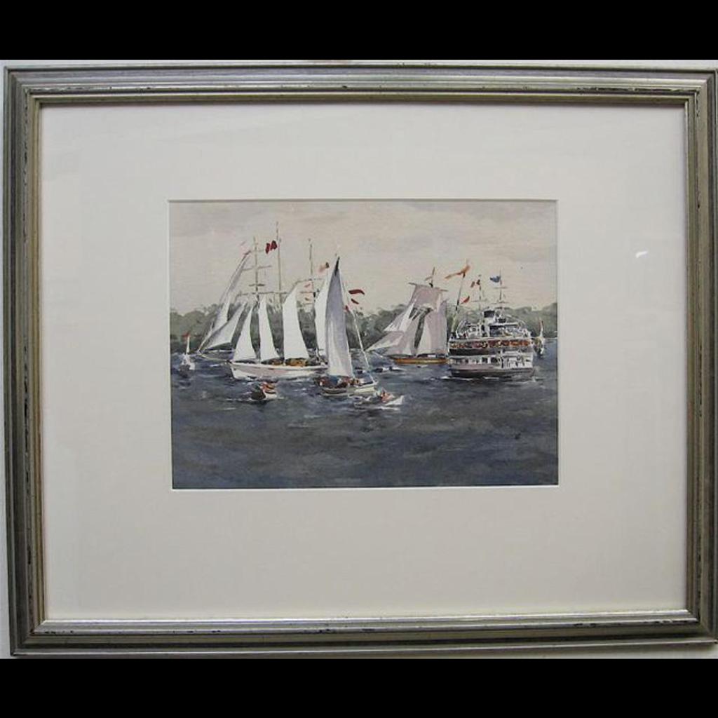 Arto Yuzbasiyan (1948) - Tall Ships Visiting Toronto Harbour - 2010