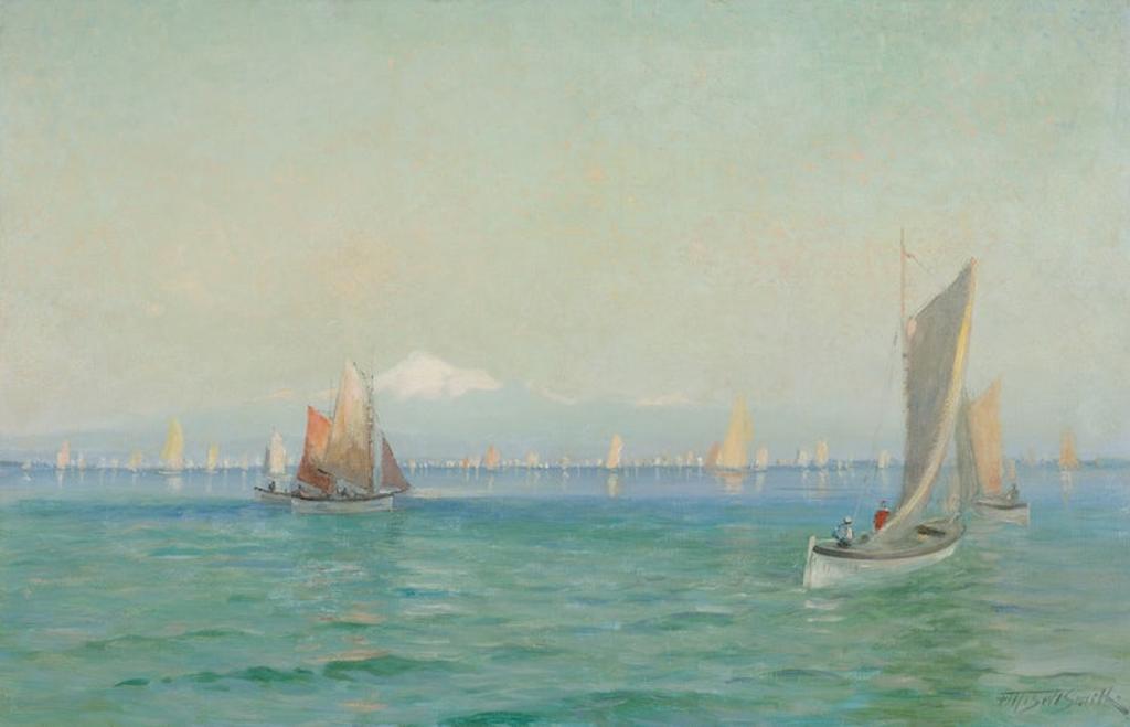 Frederic Martlett Bell-Smith (1846-1923) - Fishing Fleet, Mouth of the Fraser River, B.C., circa 1910