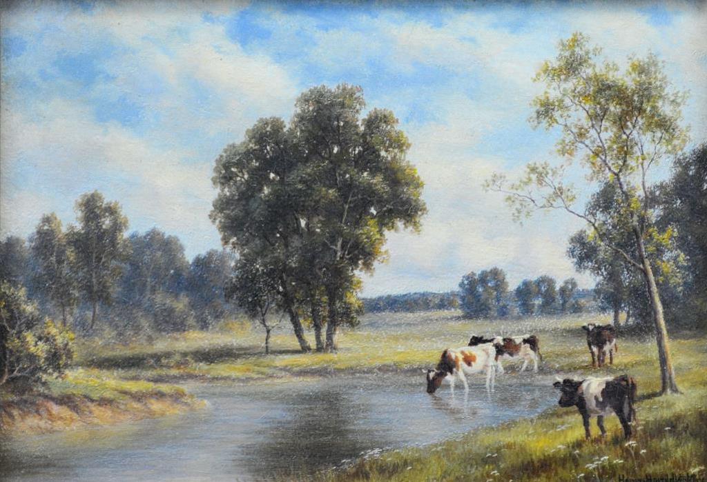 Henry Harold Vickers (1851-1918) - Cattle