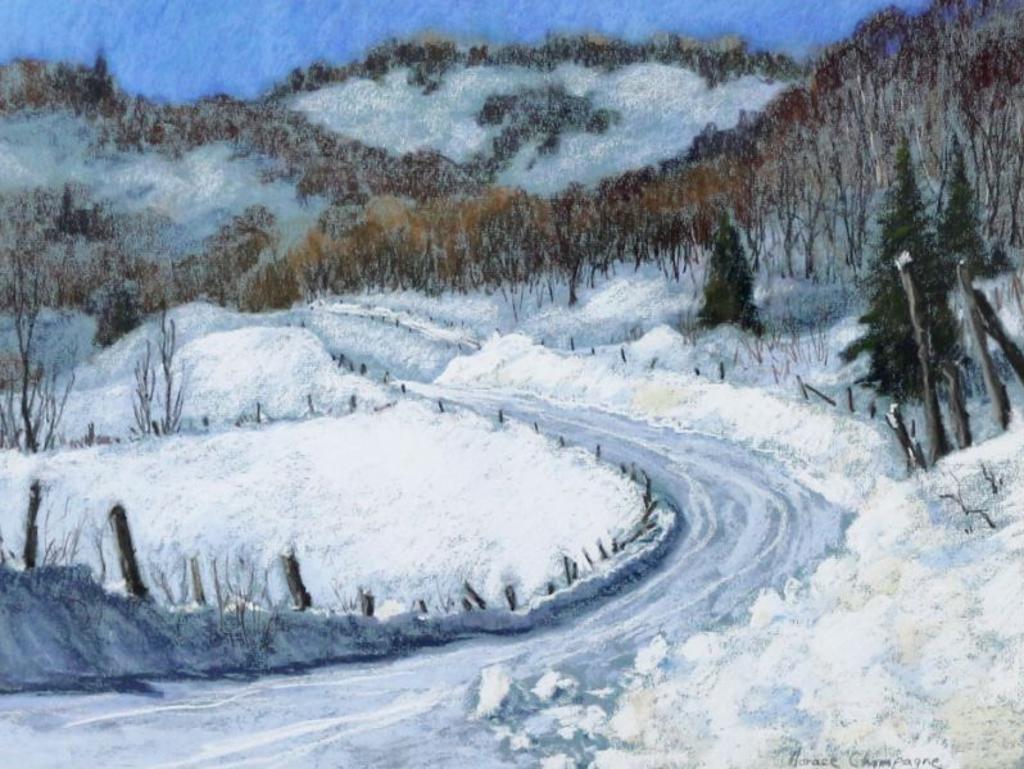 Horace Champagne (1937) - Winter Road St-Sixte