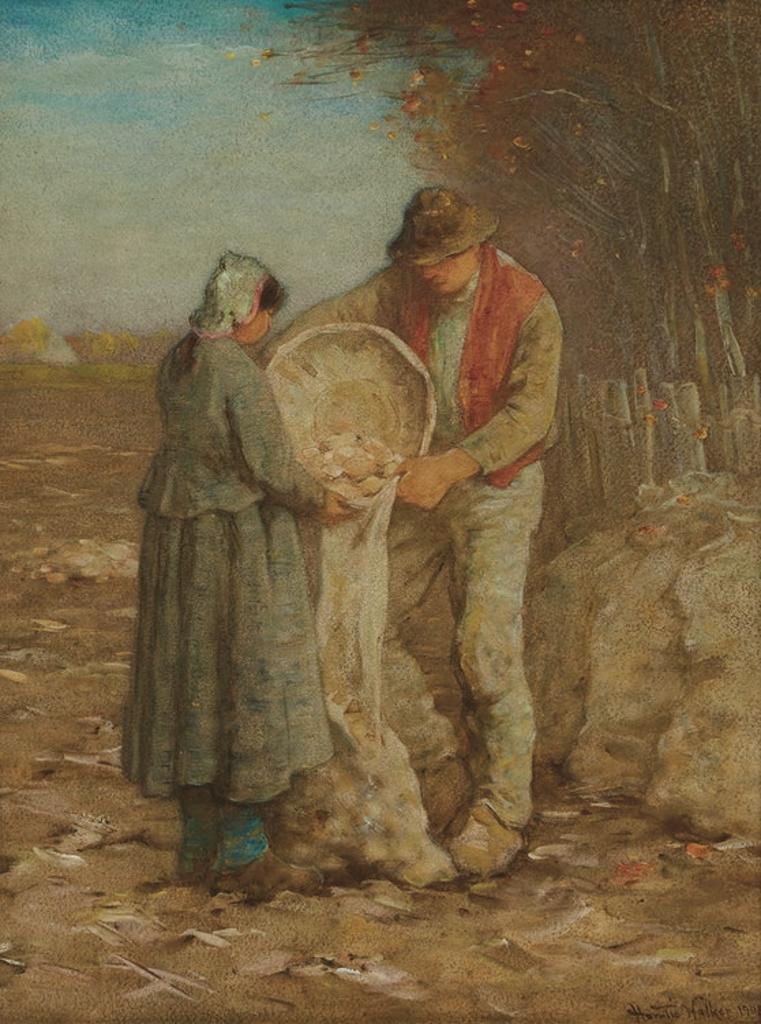 Horatio Walker (1858-1938) - The Potato Gatherers