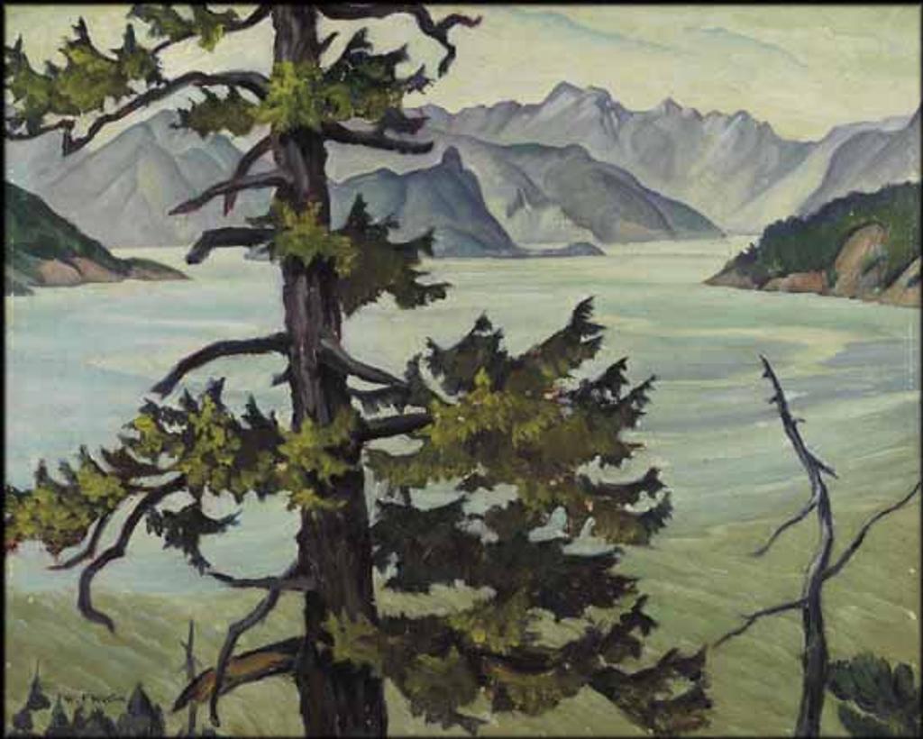 William Percival (W.P.) Weston (1879-1967) - Howe Sound from Whytecliff