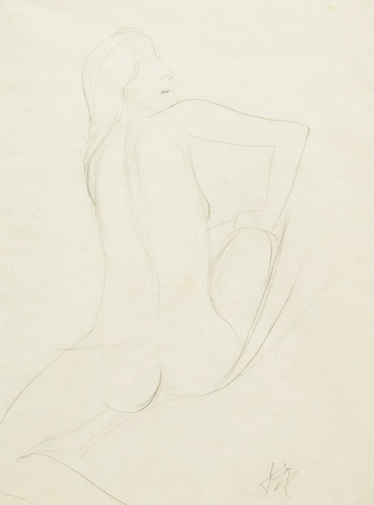 Otto Dix (1891-1969) - Weiblicher Rückenakt