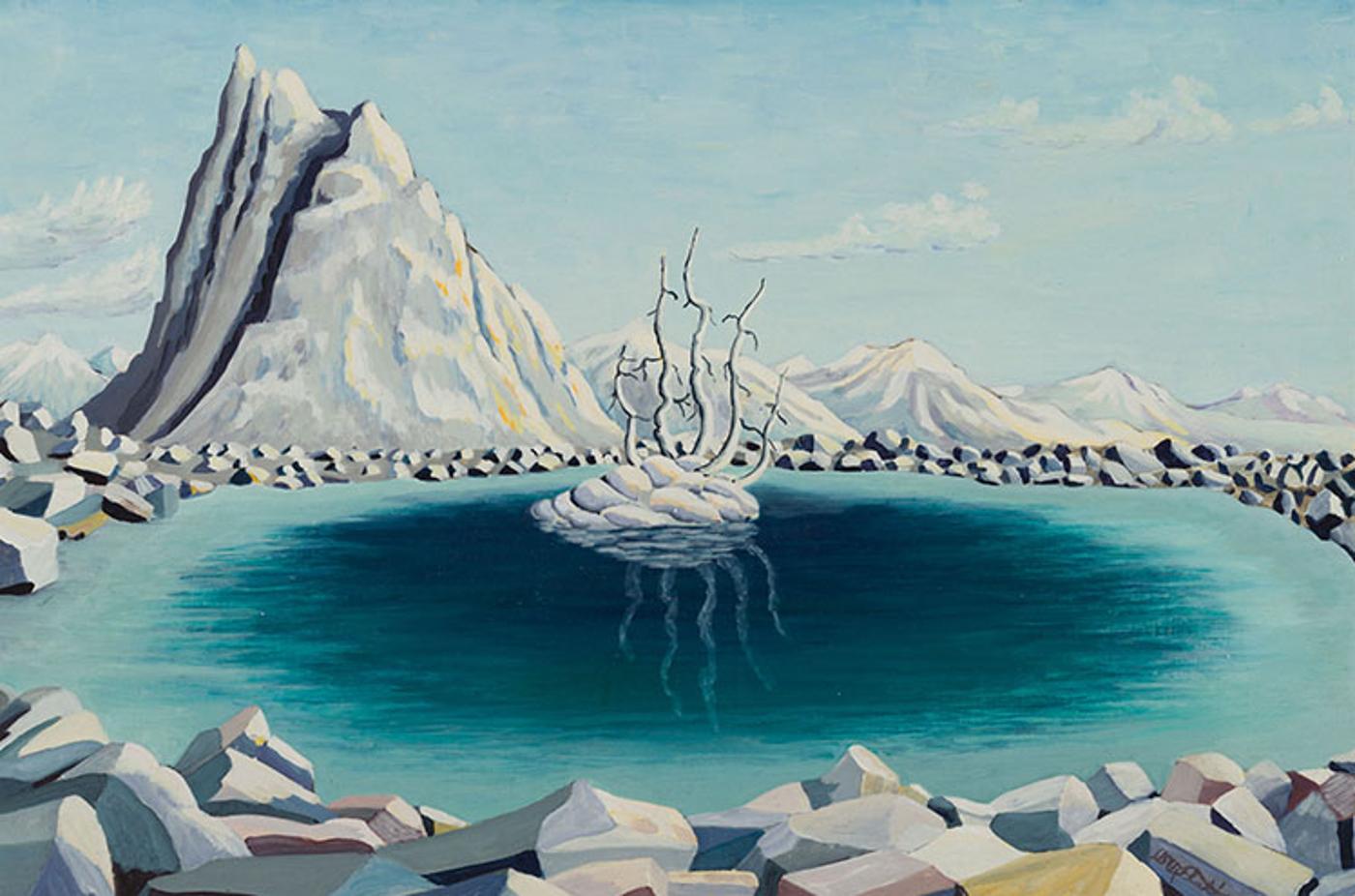 Donald M. Flather (1903-1990) - Alpine Scene