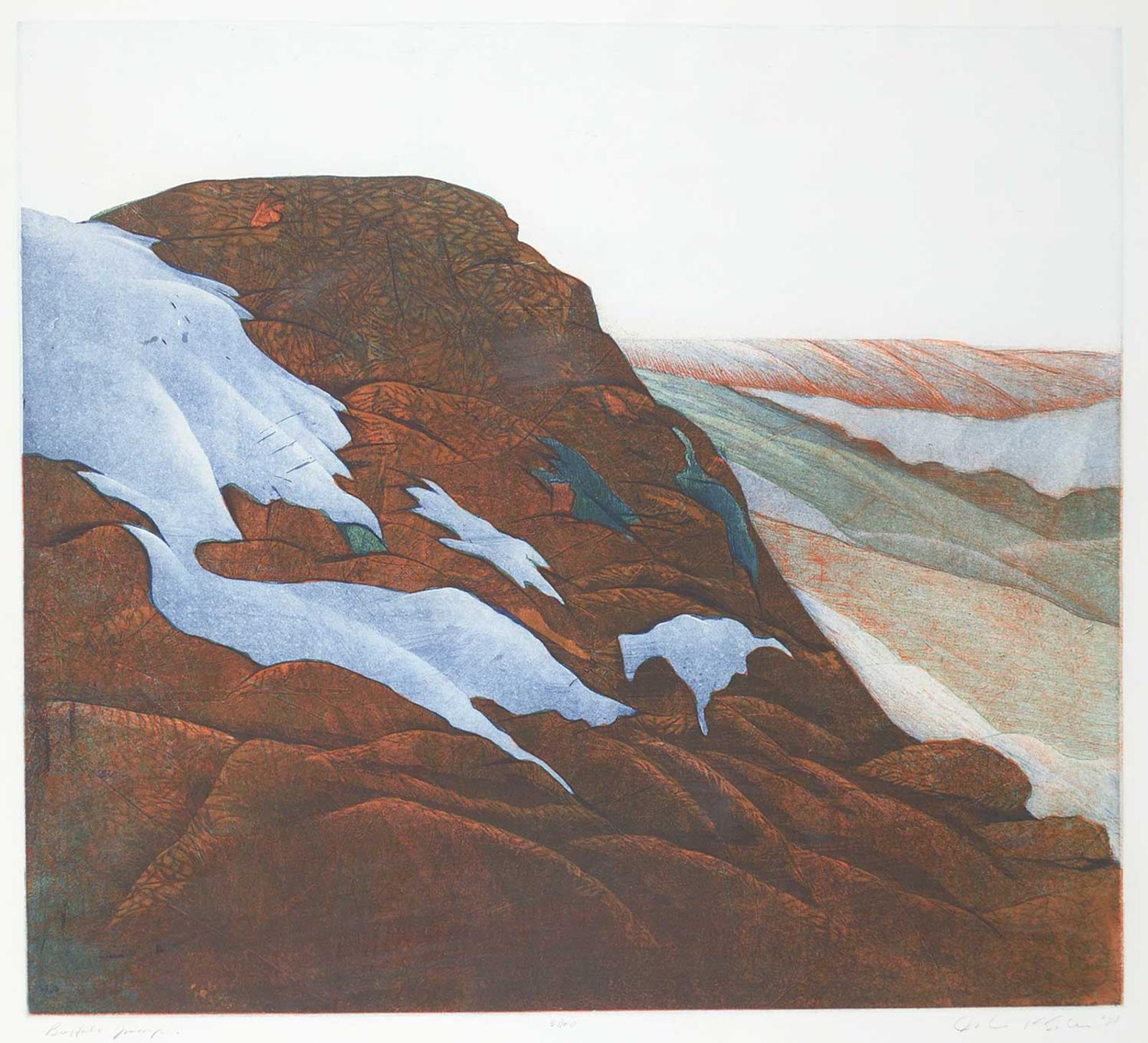 John Kenneth Esler (1933-2001) - Buffalo Jump  #3/100