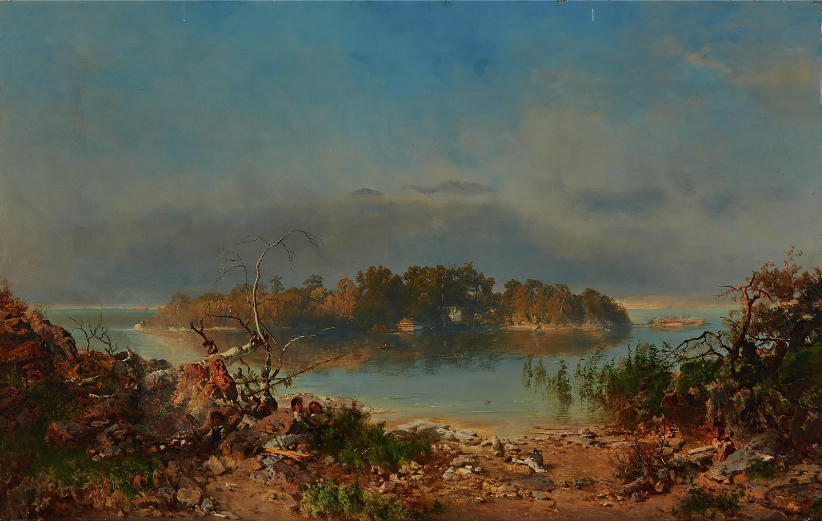 Otto Rheinhold Jacobi (1812-1901) - Island In The St. Lawrence, 1860
