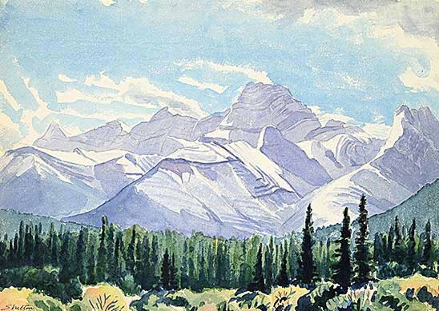 Margaret Dorothy Shelton (1915-1984) - Untitled - Big Mountains