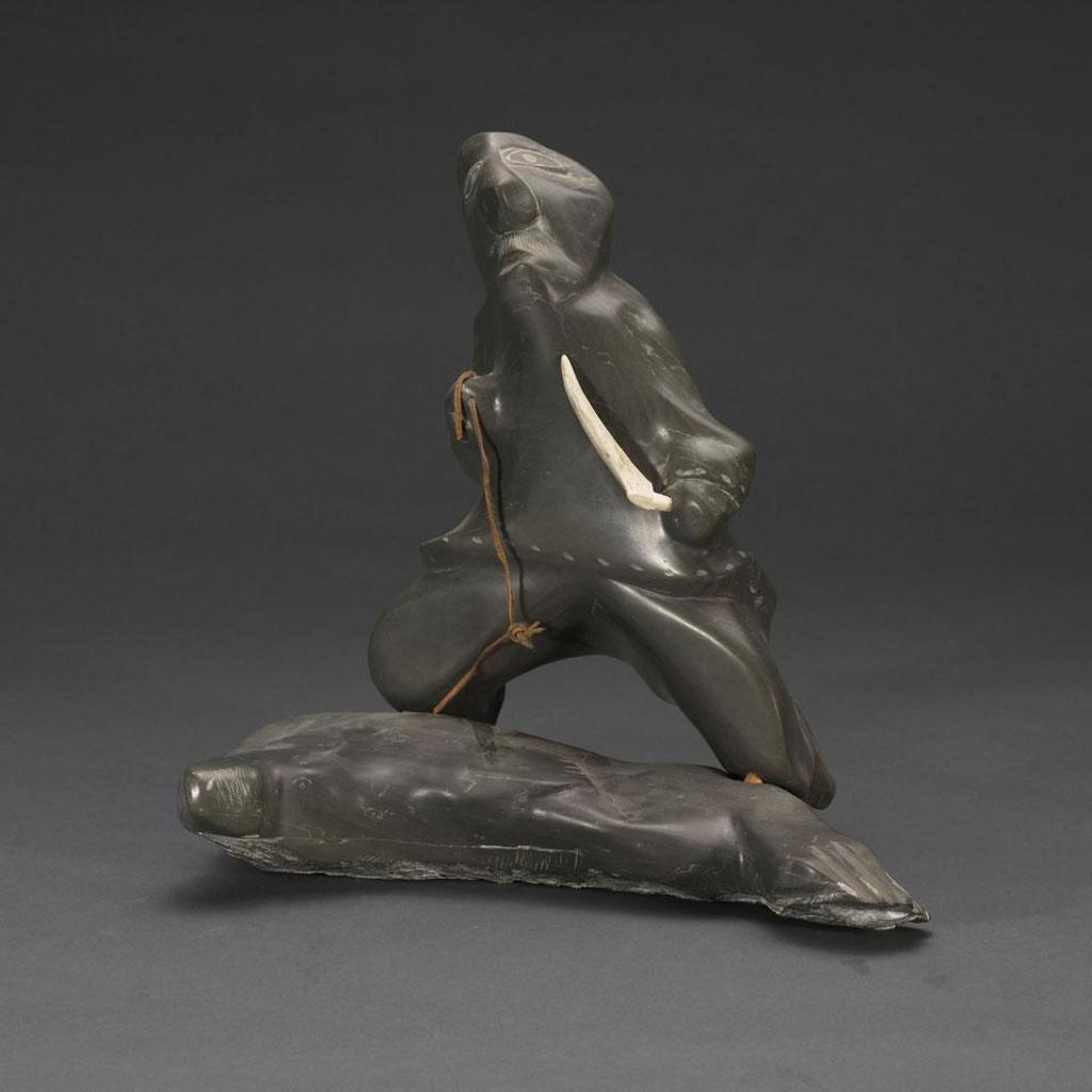 Davidee Kavik (1915) - Man On Seal
