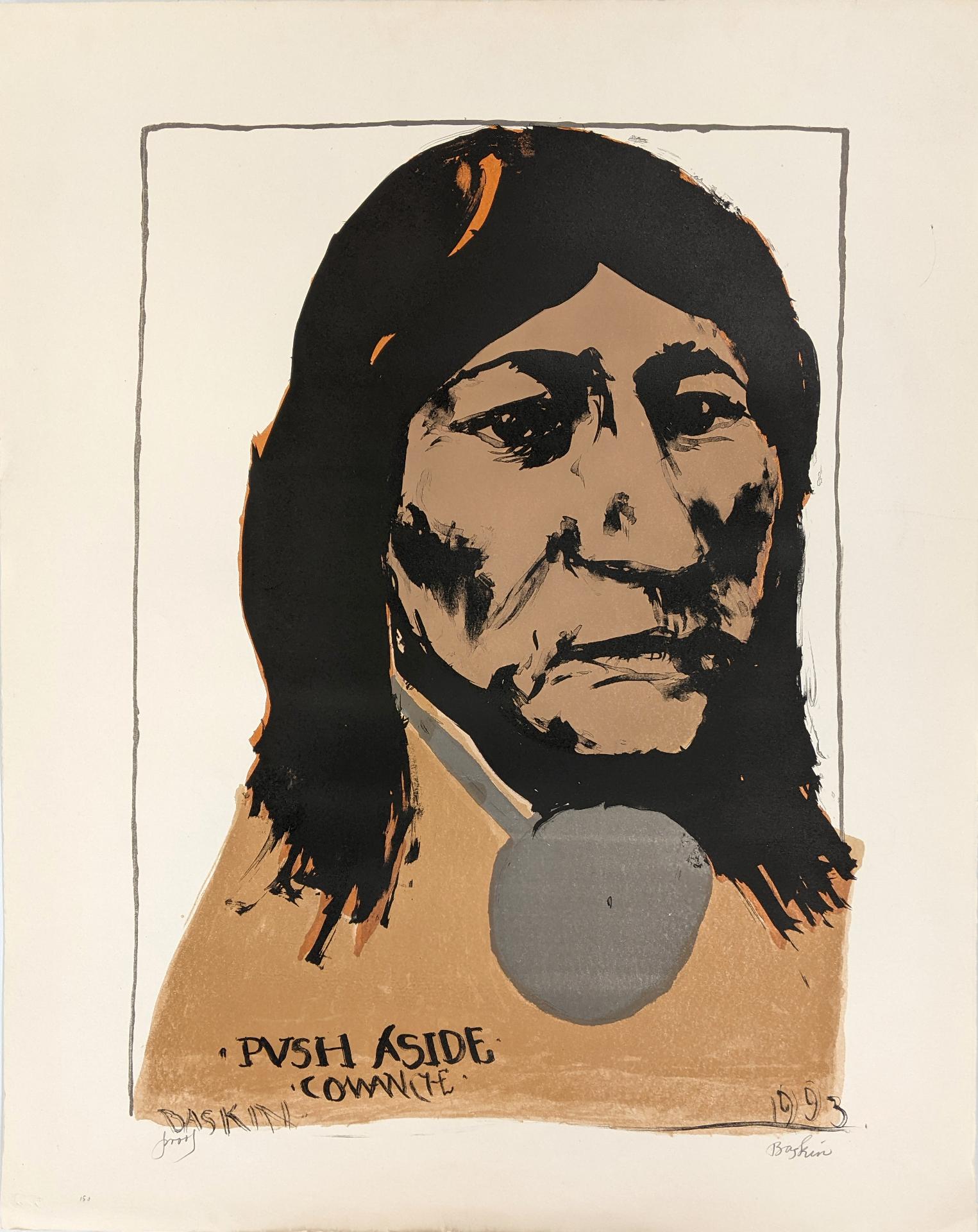 Leonard Baskin (1922-2000) - Push Aside – Comanche, 1993