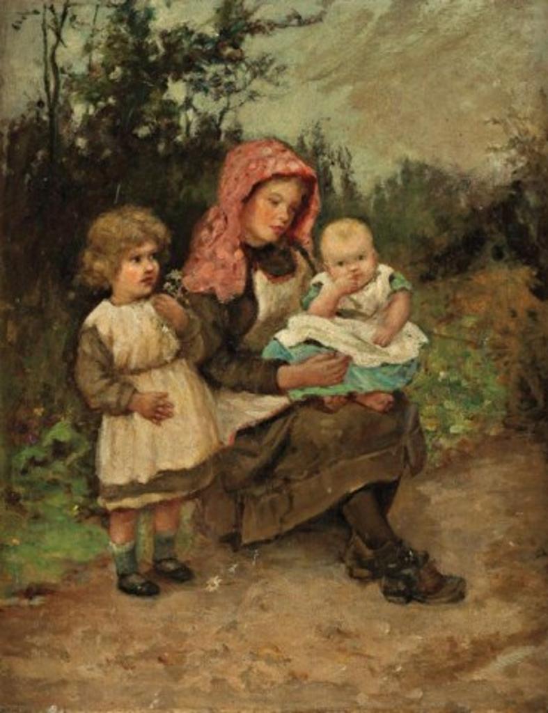 Robert McGregor (1847-1922) - A Rustic Group