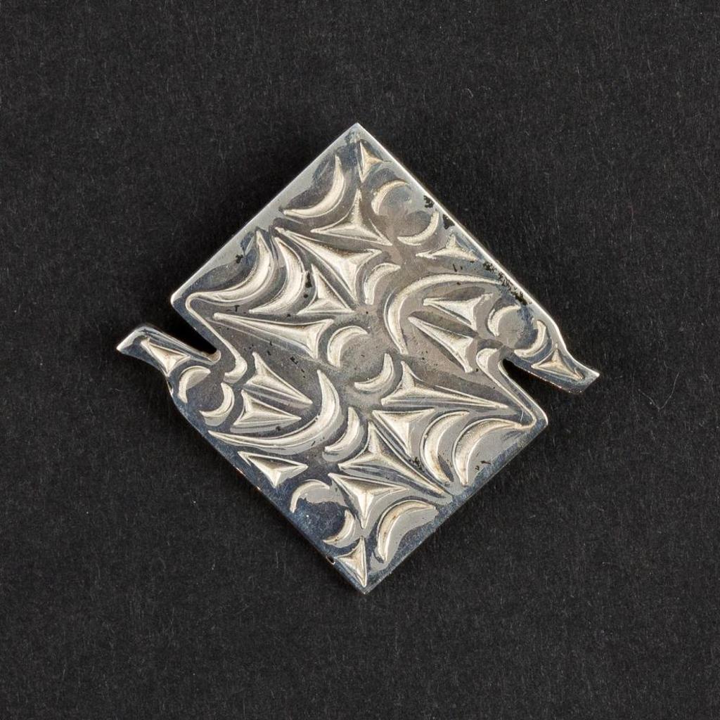 Susan A. Sparrow Point (1952) - a limited edition cast silver brooch/pendant