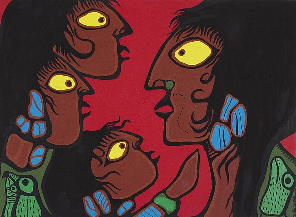 Norval H. Morrisseau (1931-2007) - Untitled - Family