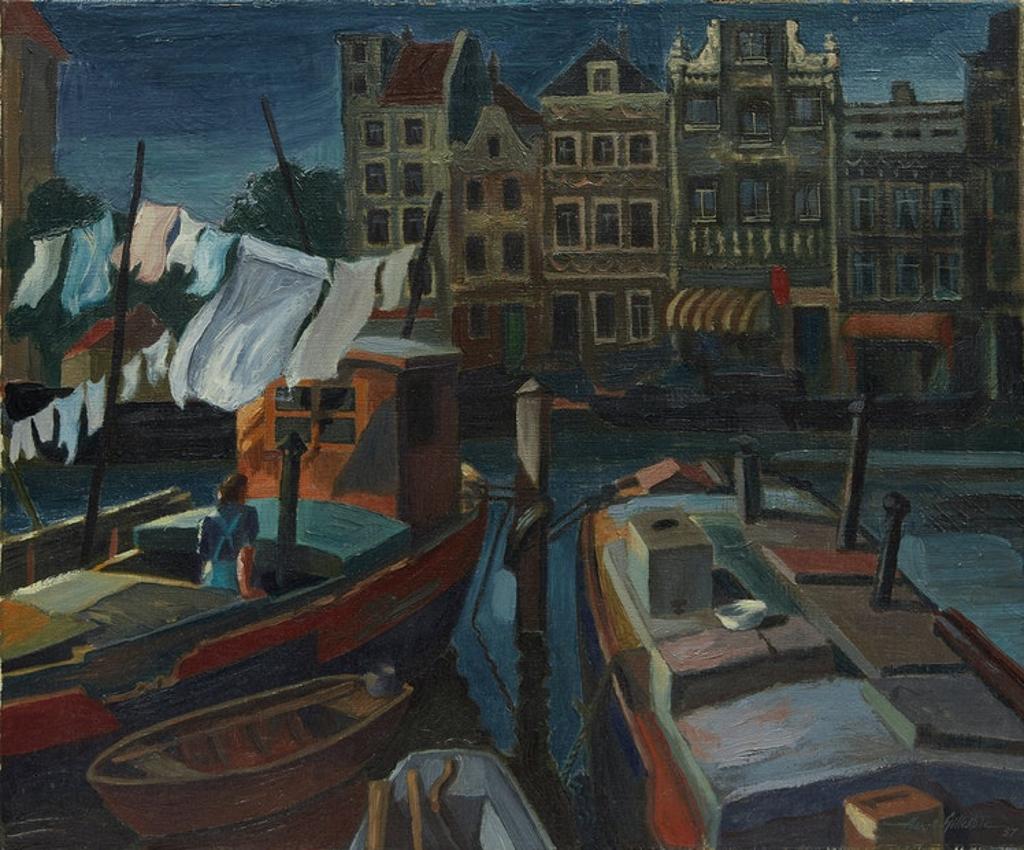 Alexander C Gillespie - European Canal Scene