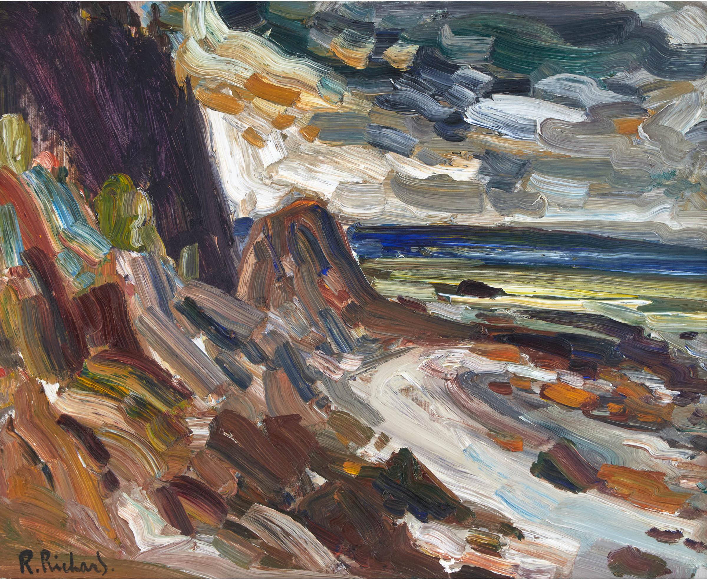 René Jean Richard (1895-1982) - Baie St. Paul, Bord Du St. Laurent