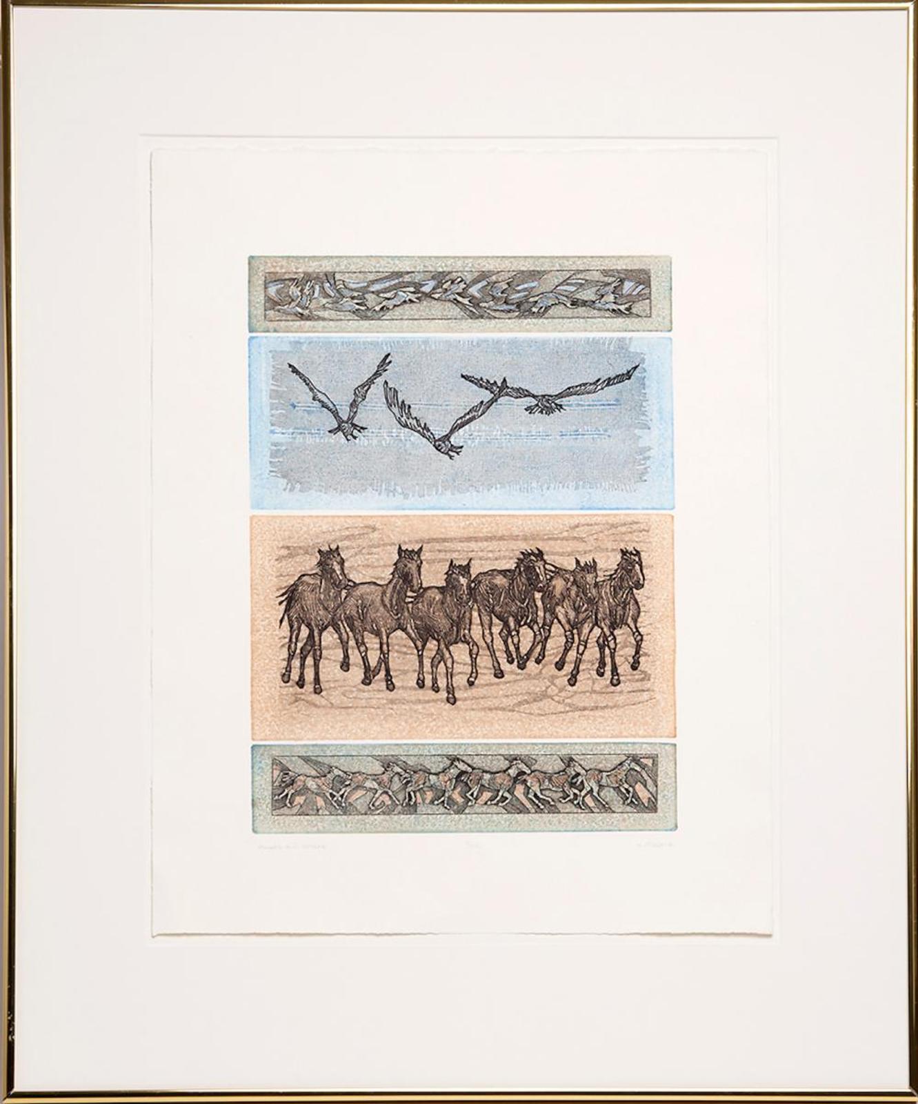 Helen D. Mackie (1926-2018) - Hawks and Horses