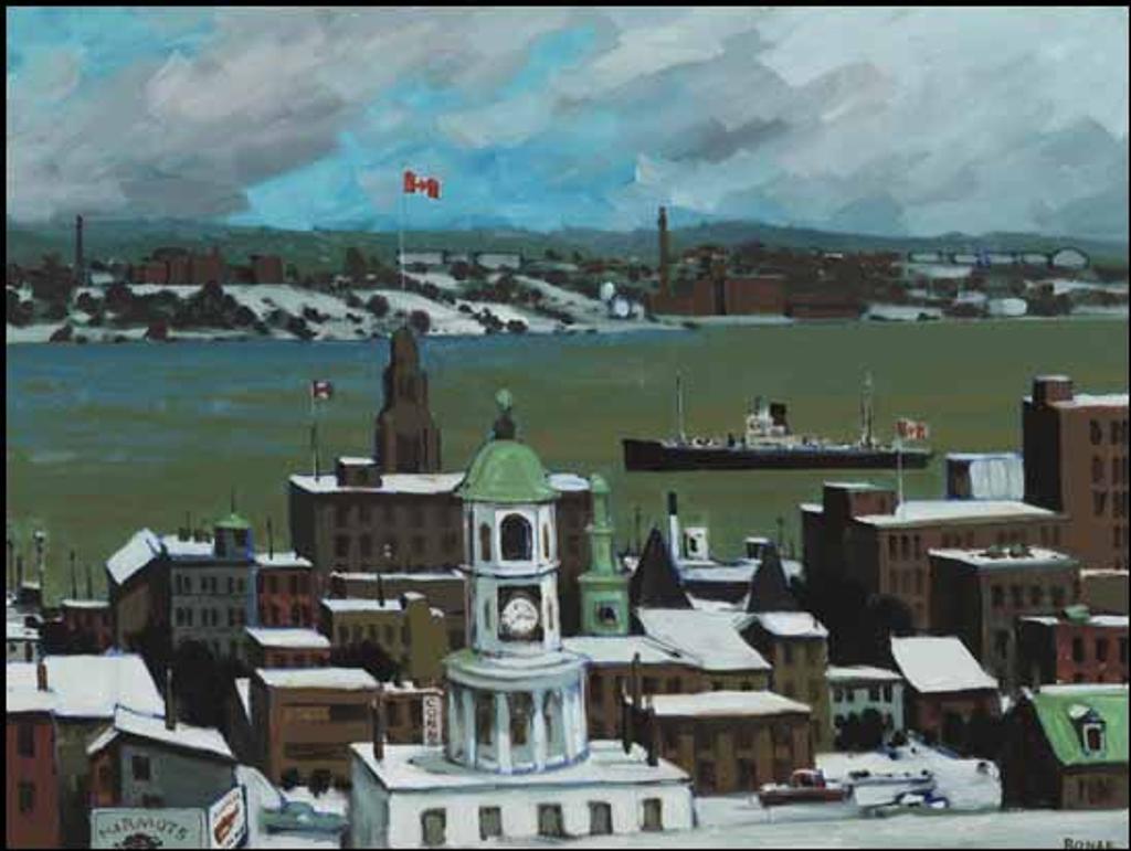 Bruno Joseph Bobak (1923-2012) - Halifax Harbour