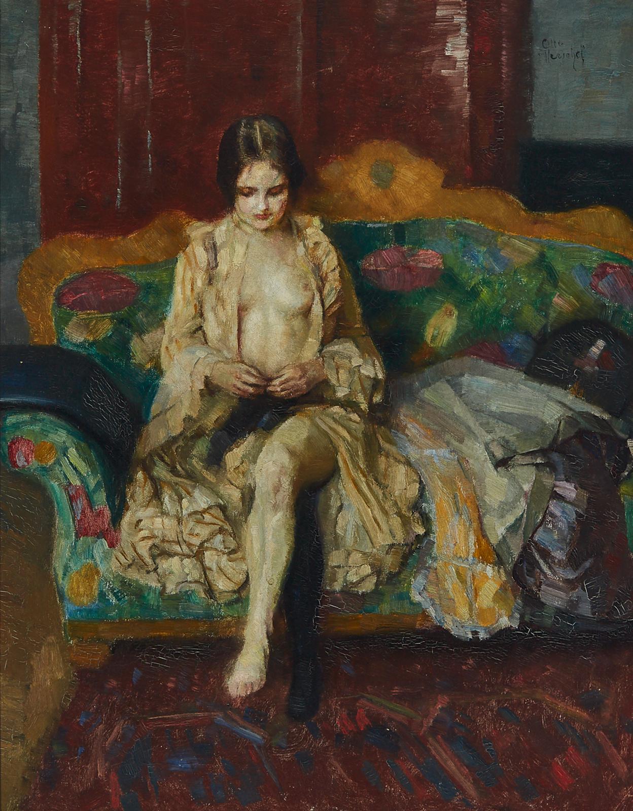 Otto Herschel (1871-1937) - Lady In Her Boudoir