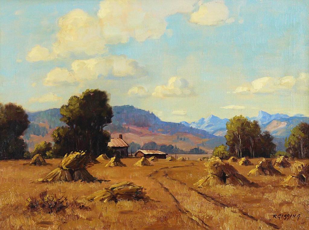 Roland Gissing (1895-1967) - Harvest In The Foothils