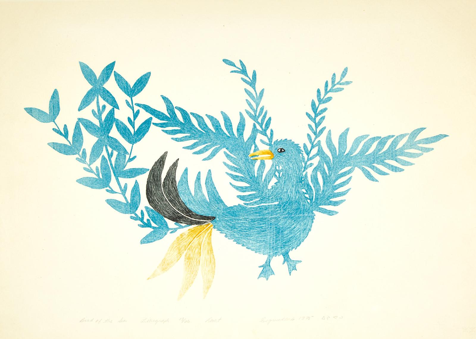 Eegyvudluk Pootoogook (1931-1999) - Bird Of The Sea