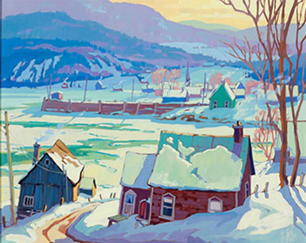 Antoine St. Gilles (1956) - Matin d'hiver en Gaspésie (03792/A84-0022)