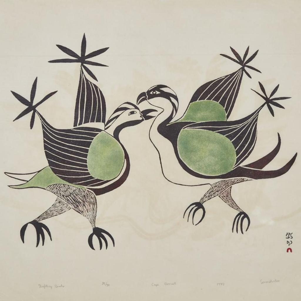 Sorosiluto Ashoona (1941) - Fighting Birds