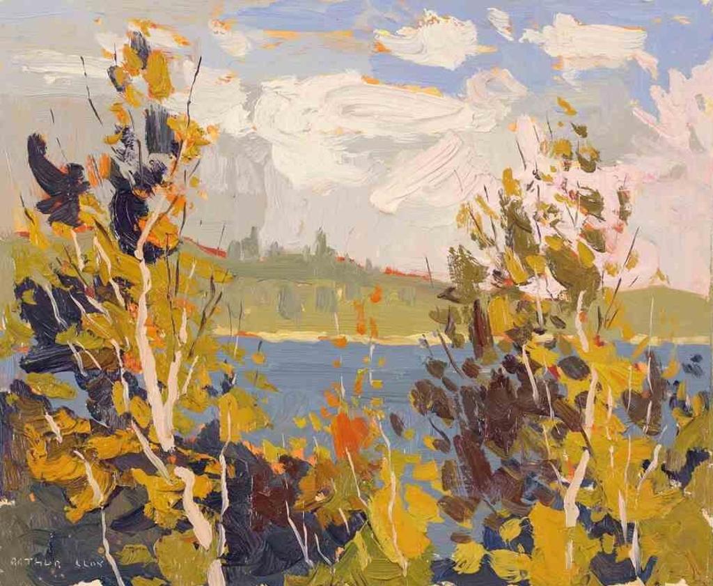 Arthur George Lloy (1929-1986) - Breezy Day (Birch Hill Lake, N.S.); 1986