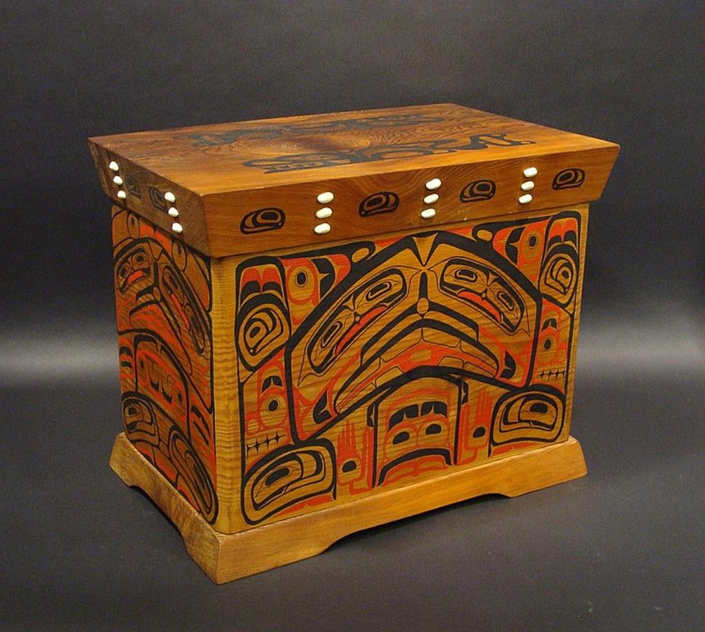 Steven Collinson - a polychromed bentwood box