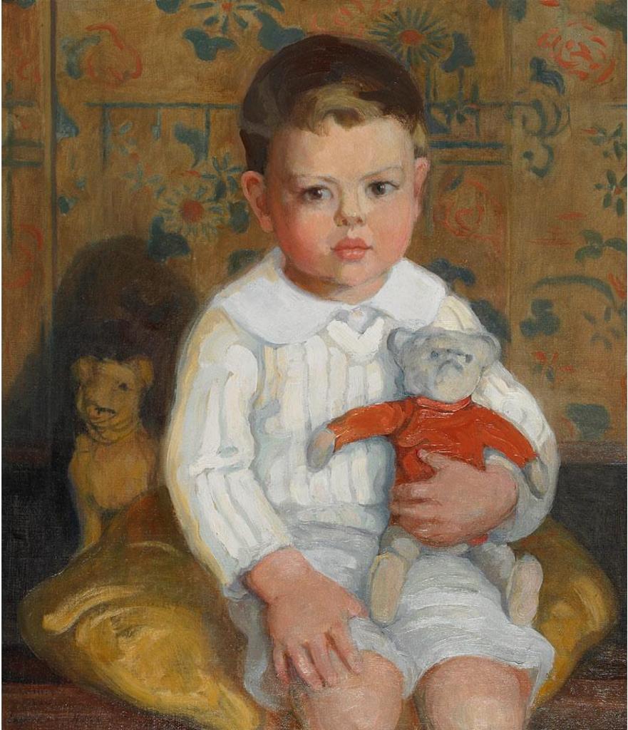 Estelle Muriel Kerr (1879-1971) - Portrait Of A Young Boy