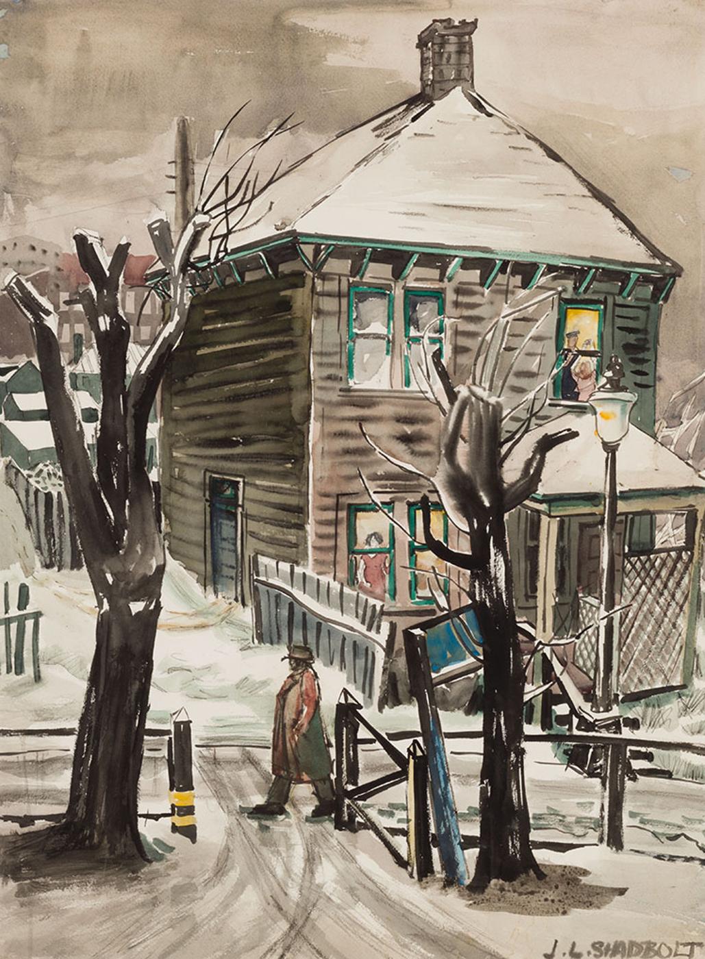 Jack Leaonard Shadbolt (1909-1998) - House in Winter