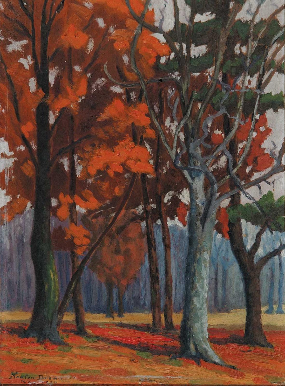 Lillian Newton Brown - Untitled - Autumn Forest