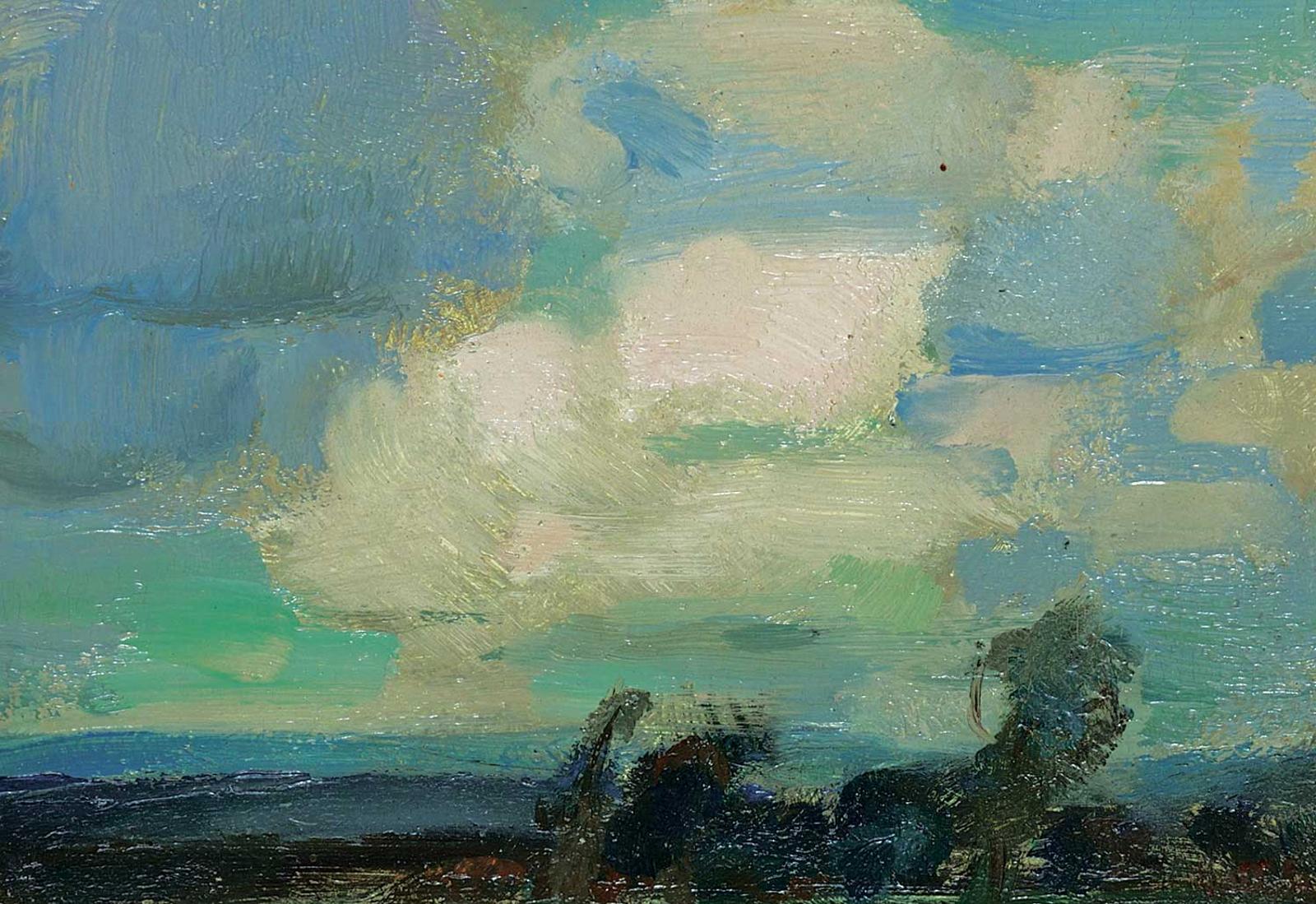 Marc-Aurèle de Foy Suzor-Coté (1869-1937) - Untitled - Summer Skies and Landscape